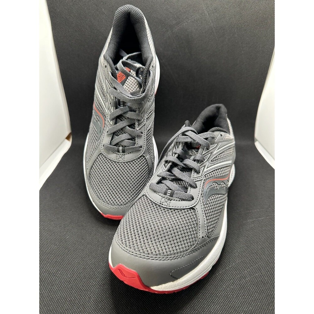 Saucony Men's Cohesion Running Shoes Size 10M Gray Lace Up Athletic Gear In Box